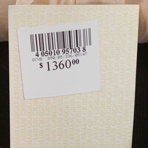 (K221) NWT Giorgio Armani Made In Italy Women’s Sz 4/US Button Up Sweater, Black - Picture 12 of 13